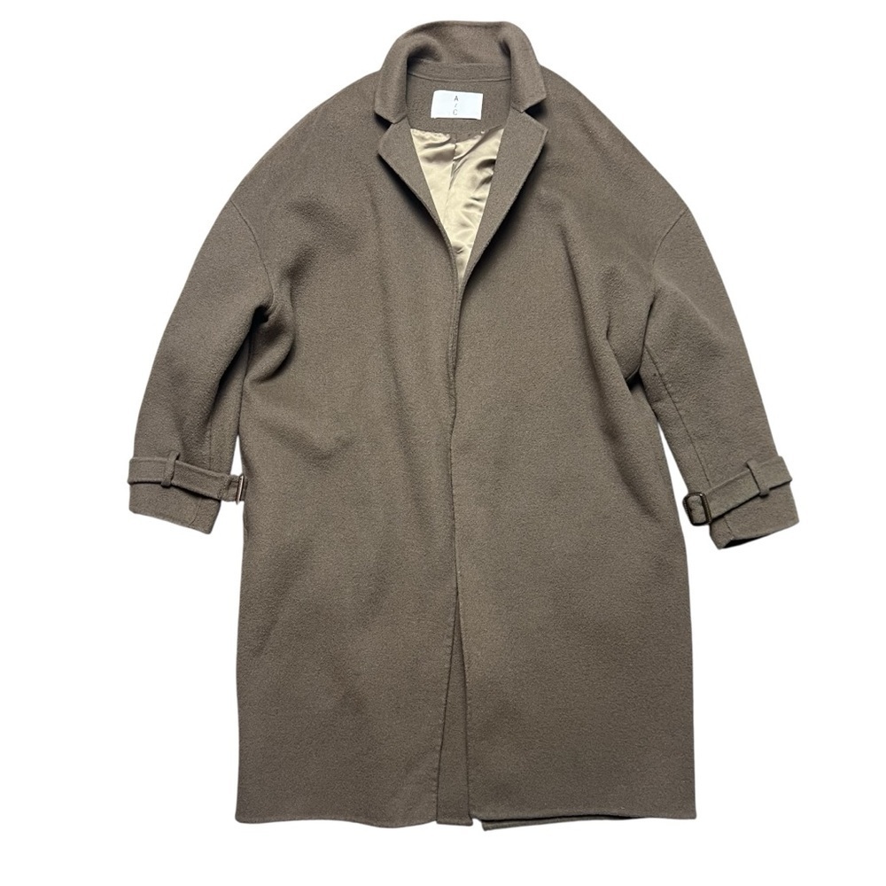 A / C Wool Blend Overcoat Brown Lux Teddy Women’s Size Medium